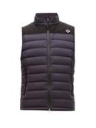 Matchesfashion.com Burberry - Tb Logo Quilted Down Gilet - Mens - Navy