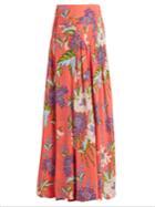 Diane Von Furstenberg Floral-print Silk Wrap Skirt