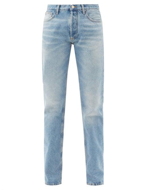 Matchesfashion.com The Attico - Mid-rise Straight-leg Jeans - Womens - Denim