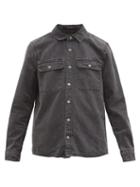 Matchesfashion.com Ksubi - Showcase Washed-denim Shirt - Mens - Grey