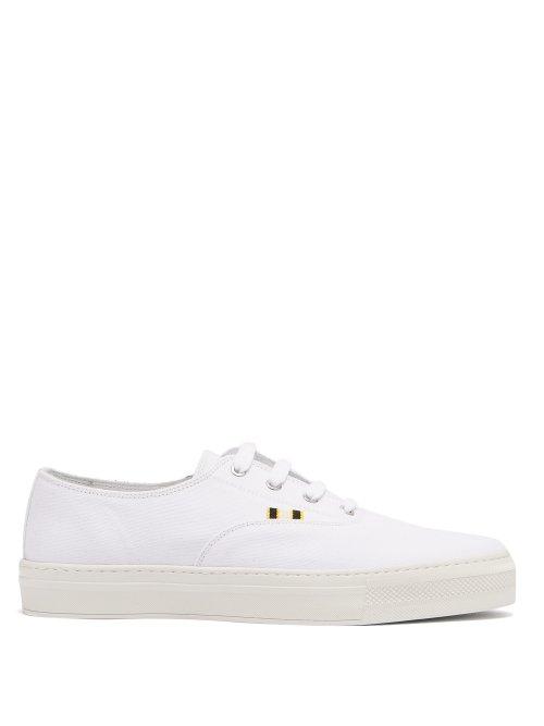 Matchesfashion.com Aprix - Low Top Canvas Sneakers - Mens - White