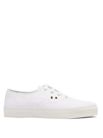 Matchesfashion.com Aprix - Low Top Canvas Sneakers - Mens - White