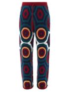 Charles Jeffrey Loverboy - Hex Intarsia-wool Track Pants - Mens - Multi