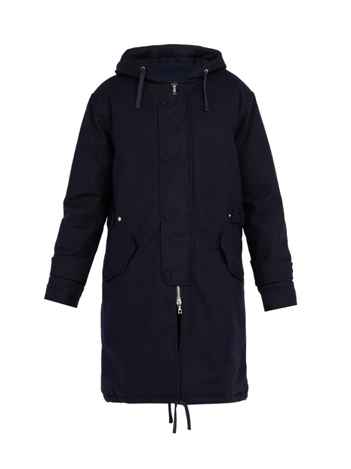 Officine Générale Bradley Wool-blend Parka