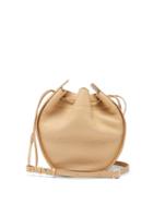 Matchesfashion.com The Row - Drawstring-pouch Leather Cross-body Bag - Womens - Cream