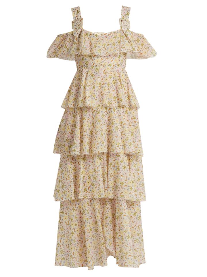 Alexachung Floral-print Cotton-voile Dress