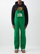 Gucci - X The North Face Gg-canvas Dungarees - Mens - Green Multi