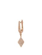 Diane Kordas Diamond & Rose-gold Kite Earring