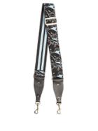 Matchesfashion.com Valentino - Panther Embroidered Embellished Bag Strap - Womens - Blue Multi