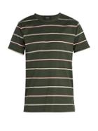 Matchesfashion.com A.p.c. - Jimmy Wide Stripe T Shirt - Mens - Green Multi