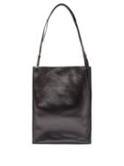 Jil Sander - Leather Tote Bag - Womens - Black