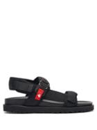 Matchesfashion.com Dsquared2 - Maple-leaf Buckled-strap Leather Sandals - Mens - Black