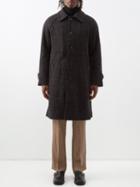 Needles - Balcollar Checked Tweed Wool-blend Coat - Mens - Black Multi
