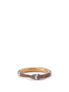 Matchesfashion.com Gucci - Ouroboros 18kt Gold Diamond & Sapphire Ring - Womens - Gold