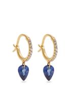 Raphaele Canot Set Free Diamond, Sapphire & Yellow-gold Earrings