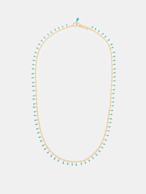 Isabel Marant - Shaker Necklace - Womens - Azure