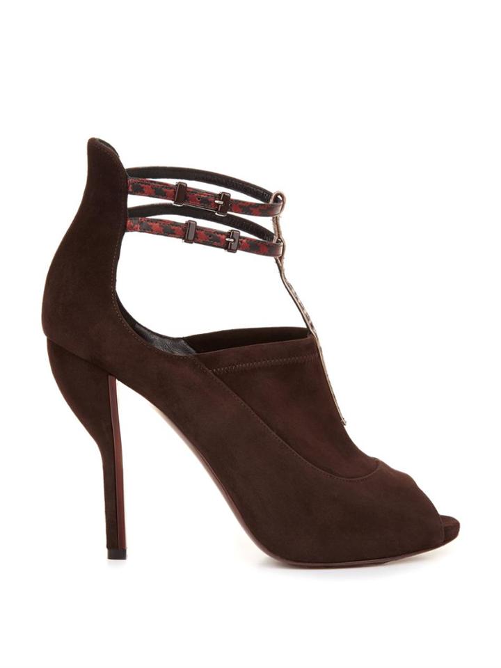 Nicholas Kirkwood Peep-toe Suede Sandals