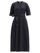 Matchesfashion.com Max Mara Leisure - Arda Dress - Womens - Dark Navy