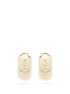 Matchesfashion.com Zo Chicco - Diamond & 14kt Gold Hoop Earrings - Womens - Gold