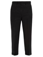 Matchesfashion.com Jacquemus - Port Miou Linen Blend Trousers - Mens - Black