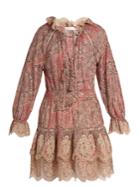 Zimmermann Tulsi Paisley-print Cotton And Silk-blend Dress