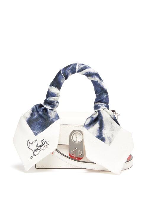 Matchesfashion.com Christian Louboutin - Elisa Nano Leather Cross-body Bag - Womens - White Multi