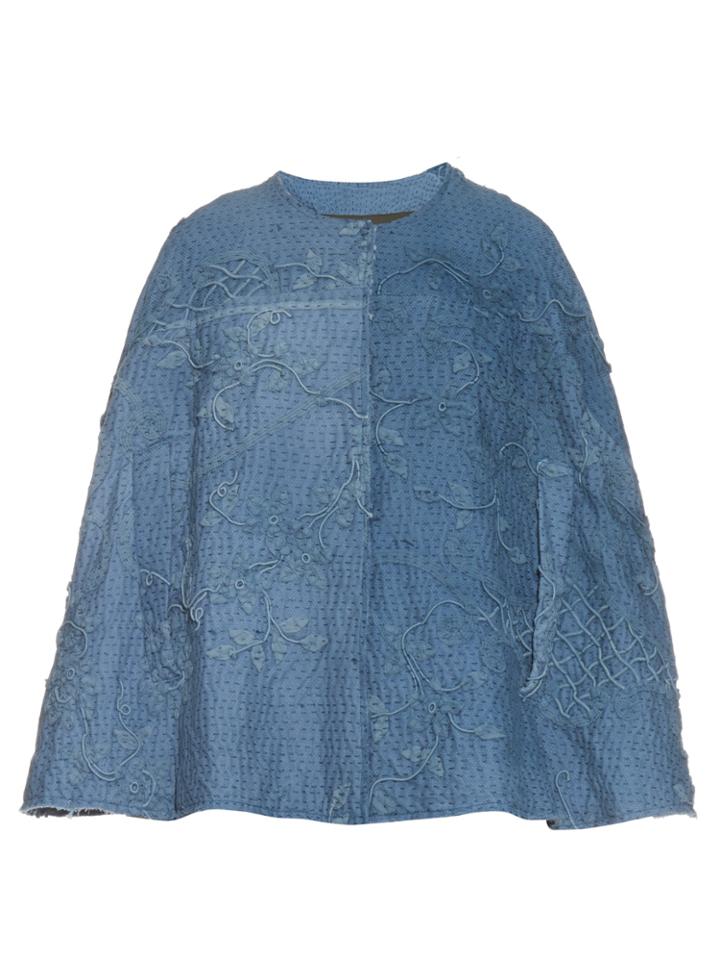 By Walid Lace And Cotton Cape