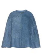 By Walid Lace And Cotton Cape