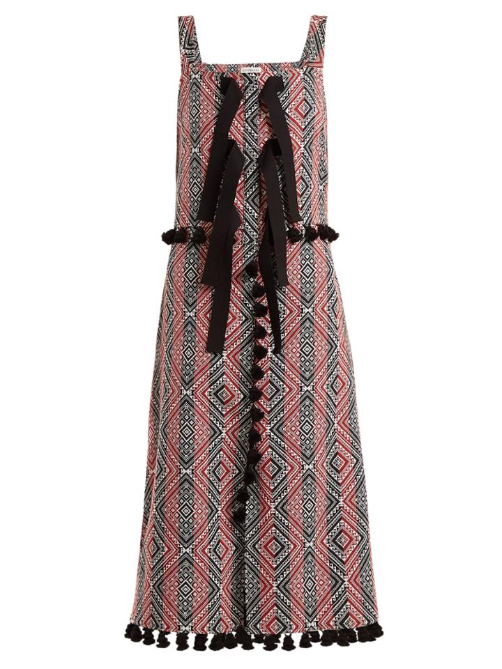 Altuzarra Villette Diamond-jacquard Dress