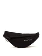 Matchesfashion.com Off-white - Logo Denim Belt Bag - Mens - Black