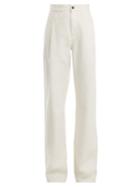Maison Margiela High-rise Wide-leg Cotton Jeans