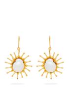 Matchesfashion.com Sylvia Toledano - Sun Mother Of Pearl Baroque Drop Earrings - Womens - Pearl