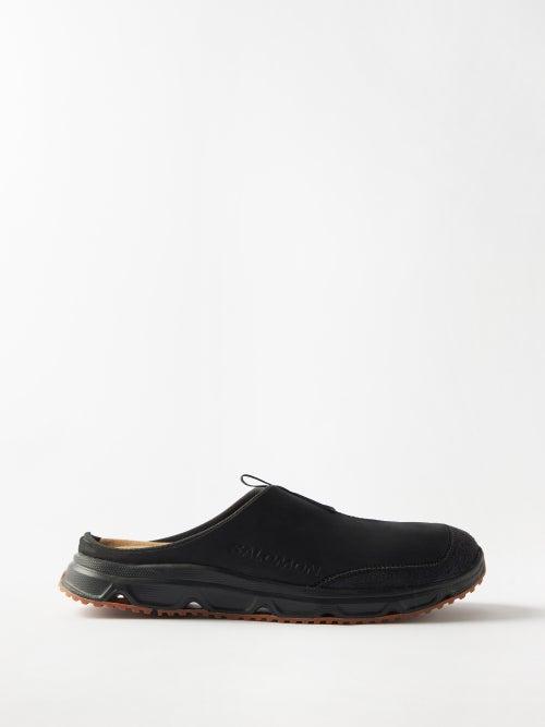 Salomon - Rx Slide Advanced Suede Mules - Mens - Black