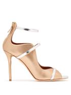 Matchesfashion.com Malone Souliers By Roy Luwolt - Mika Leather Pumps - Womens - Gold Multi