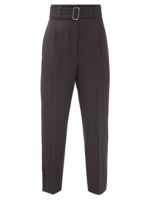 Matchesfashion.com Max Mara - Dida Trousers - Womens - Navy