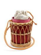 Wai Wai Maloca Bamboo-cage Bucket Bag