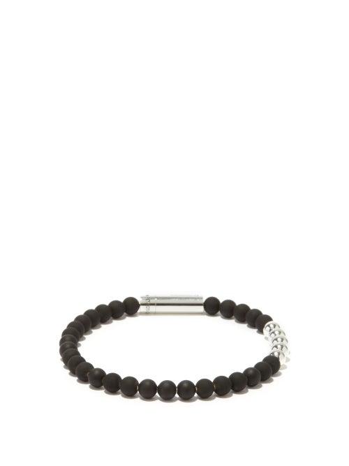 Matchesfashion.com Le Gramme - Le 25g Beads Sterling-silver Bracelet - Mens - Silver