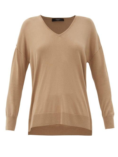 Matchesfashion.com Weekend Max Mara - Eliseo Sweater - Womens - Camel