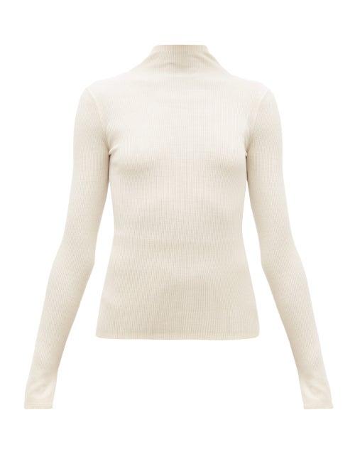 Matchesfashion.com S Max Mara - Dindy Sweater - Womens - Ivory