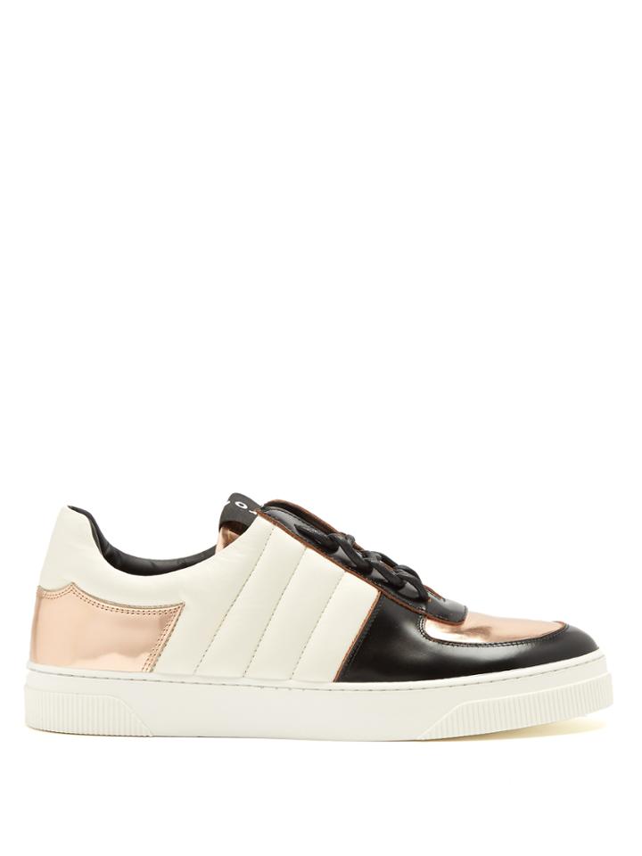 Proenza Schouler Colour-block Low-top Leather Trainers