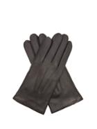 Matchesfashion.com Dents - Bath Cashmere Lined Leather Gloves - Mens - Black
