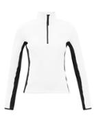 Aztech Mountain - Quarter-zip Fleeceback-jersey Thermal Top - Womens - White