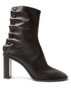 Matchesfashion.com The Row - Tea Time Leather Boots - Womens - Black