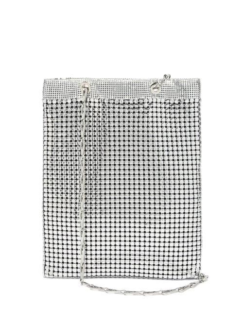 Matchesfashion.com Paco Rabanne - Pixel Metal-chainmail Tote - Womens - Silver Multi