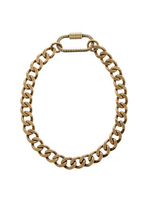 Matchesfashion.com Etro - Carabiner-clasp Curb-chain Choker - Womens - Gold
