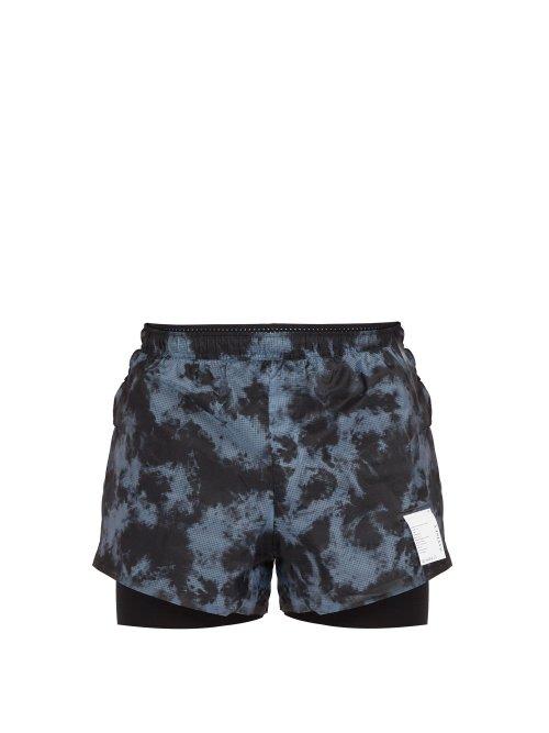 Matchesfashion.com Satisfy - Long Distance 3 Shorts - Mens - Blue