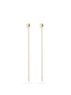Matchesfashion.com Saint Laurent - Monogram Cuff-chain Earrings - Womens - Gold