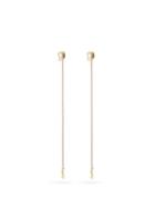 Matchesfashion.com Saint Laurent - Monogram Cuff-chain Earrings - Womens - Gold
