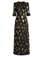 The Vampire's Wife Cate Floral Fil Coup Gown