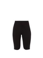 Gauge81 - Cardo Ribbed Biker Shorts - Womens - Black